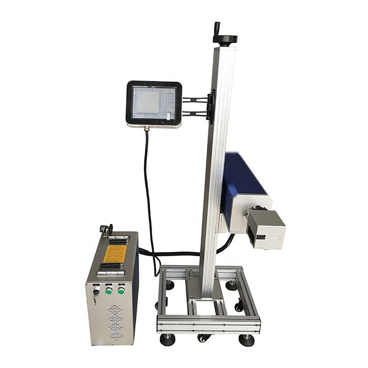 CO2 Flying Laser Marking Machine για πλαστικό